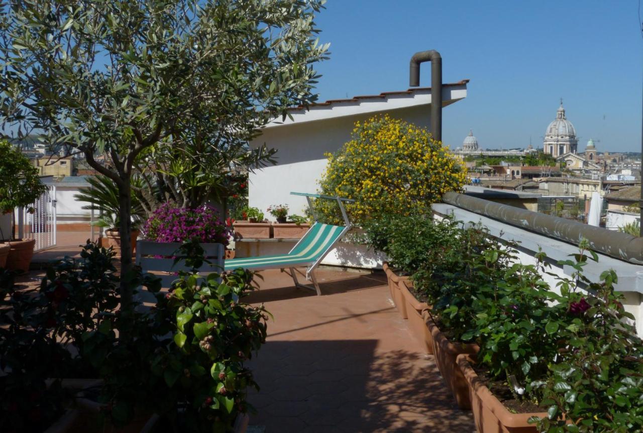 Apartment Spanish Steps With Panoramic Roof-Terrace Rom Eksteriør billede