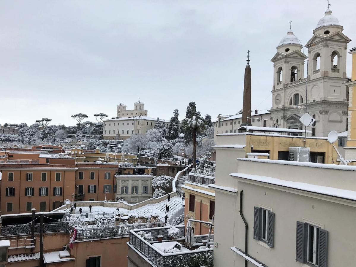 Apartment Spanish Steps With Panoramic Roof-Terrace Rom Eksteriør billede