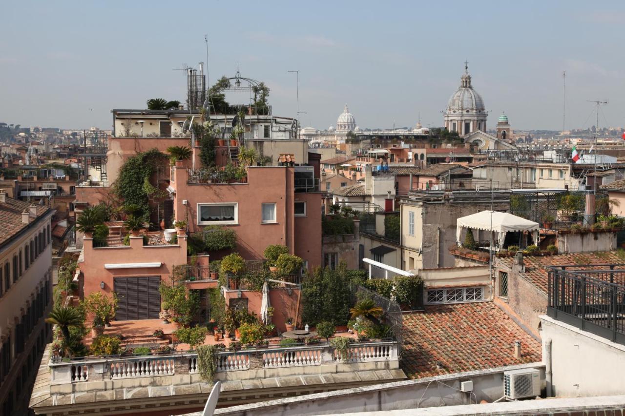 Apartment Spanish Steps With Panoramic Roof-Terrace Rom Eksteriør billede