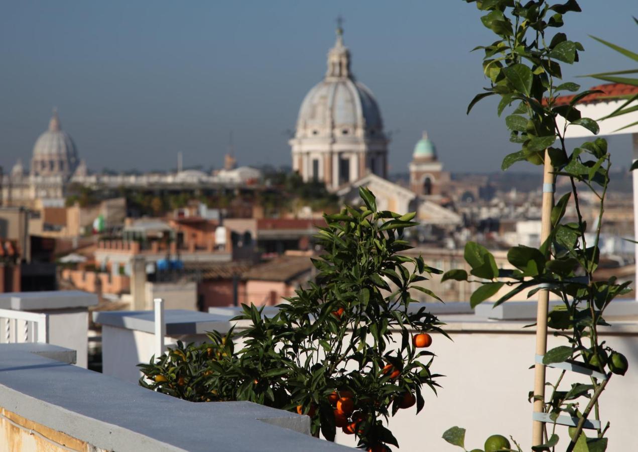 Apartment Spanish Steps With Panoramic Roof-Terrace Rom Eksteriør billede